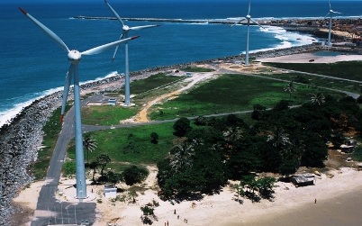 * Eólicas são principal fonte para geração de energia elétrica no Nordeste.