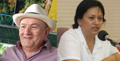 Resultado de imagem para fotos de vivaldo costa com fatima bezerra