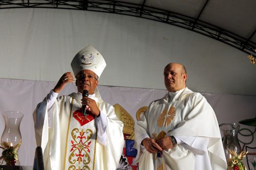 Ivanoff e o bispo Antonio Carlos