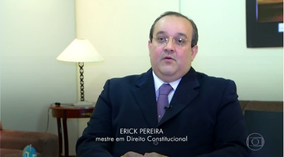 * Erick Pereira diz que Renan Calheiros pode perder o cargo.