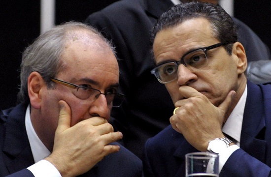 * Henrique Alves e Eduardo Cunha ocultaram propinas no exterior.