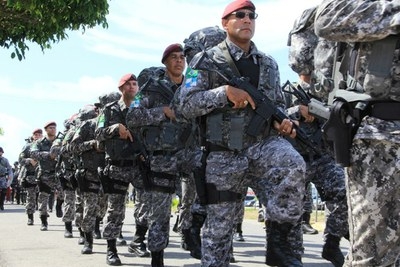 * Força Nacional chega ao RN para reforçar policiamento.