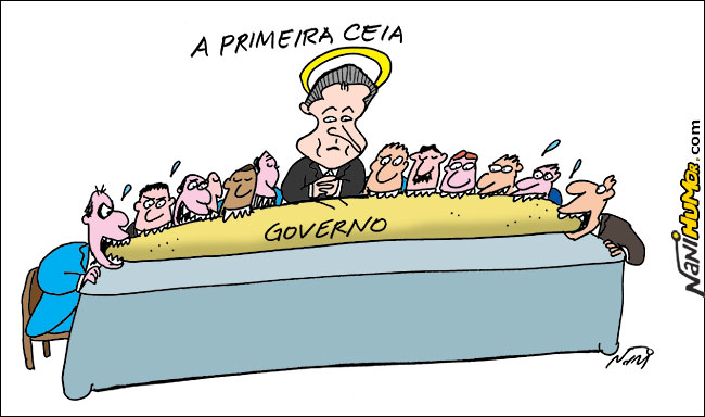 A CHARGE DE Temer não poderá nomear ministros caso Dilma seja afastada