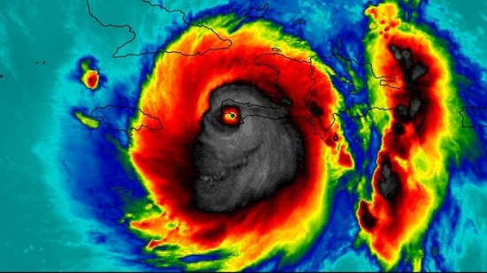 * Foto de furacão nos EUA está sendo encarada como “a face da morte”
