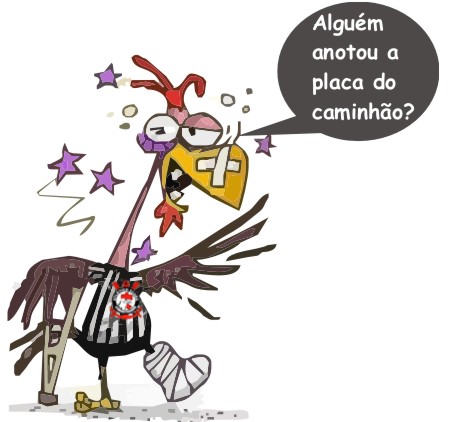 surra galo Galo virou pinto no Marizão e foi atropelado pelo ABC
