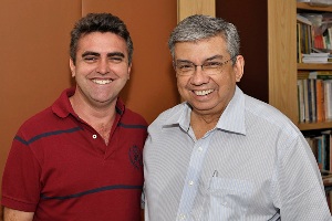 gari e gilson Deputado Gilson Moura declara apoio a Garibaldi