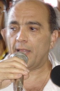 oberdan e microfone