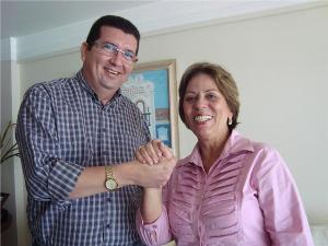 rosalba e prefeito de alexandria Prefeito de Alexandria declara apoio a Rosalba