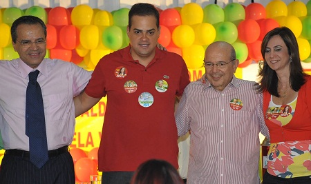 julio protasio Iberê e Vilma participam de reunião com amigos e lideranças de Júlio Protásio