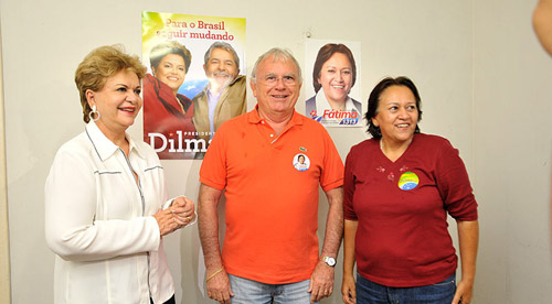 wilma comite parnamirim Fátima Bezerra e Wilma de Faria lançam comitê pró-Dilma em Parmamirim