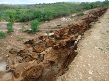 guarita Açude Guarita em Tangará pode romper a qualquer momento