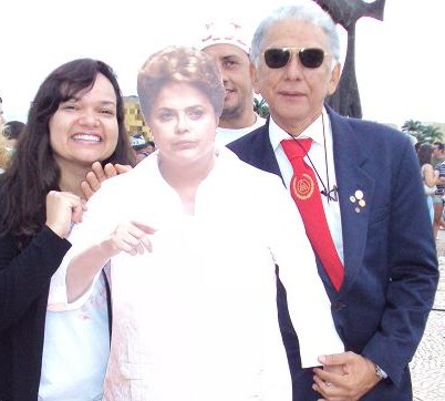 revil dilma Revil Alves marcou presença na posse da presidenta Dilma Rousseff