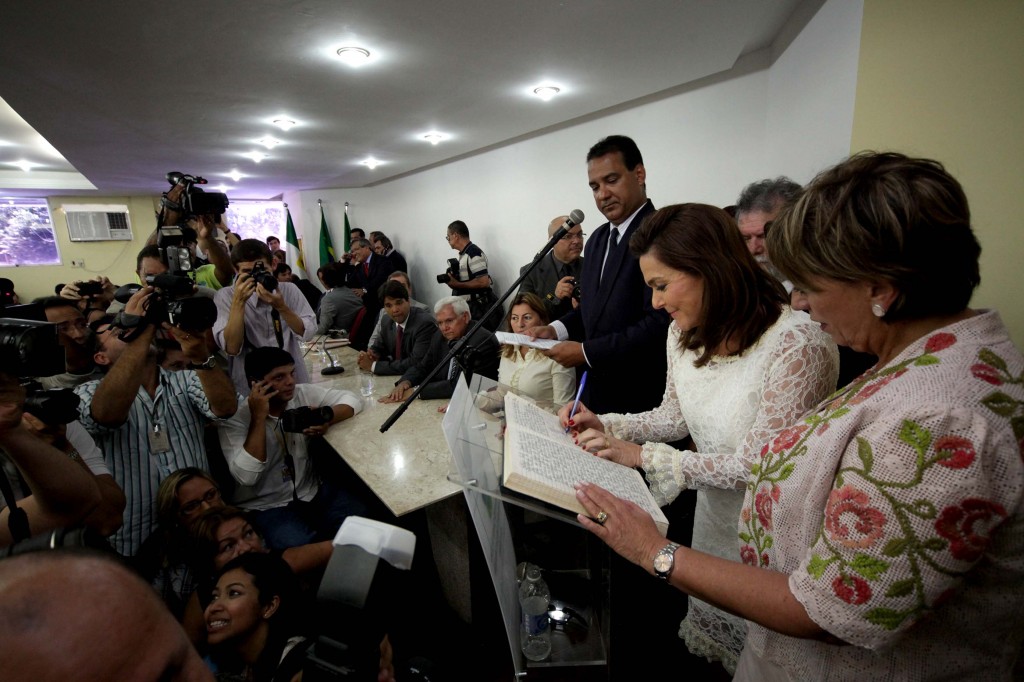 rosalba empossando