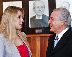 Marcela Temer já mora com o Jaburu