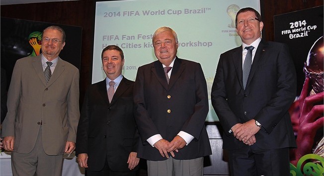 solenidade fan fest Assessor de Comunicação do Governo participa de evento da FIFA e Comitê da Copa