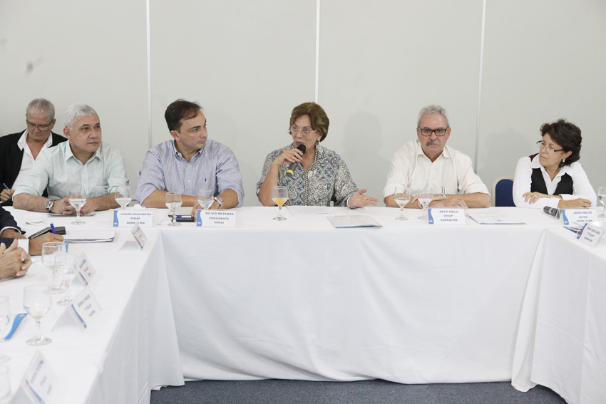 Rosalba no sebrae Rosalba participa de lançamento de programa que custeia pesquisa, desenvolvimento e inovação no Rio Grande do Norte