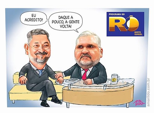 Palocci: daqui a pouco, a gente volta! Pergunte ao RÃ!