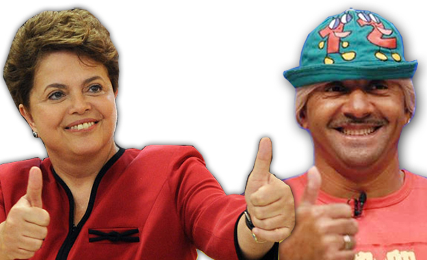 dilma tiririca O polÃtico mais sério do PR é o palhaço Tiririca. à ou não é? Pergunte a Dilma...
