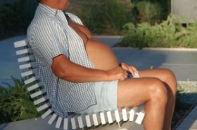 barriga Homens podem engordar na gravidez