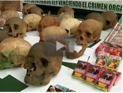 cranio Agora lascou:Curandeiro é detido com 180 crânios humanos