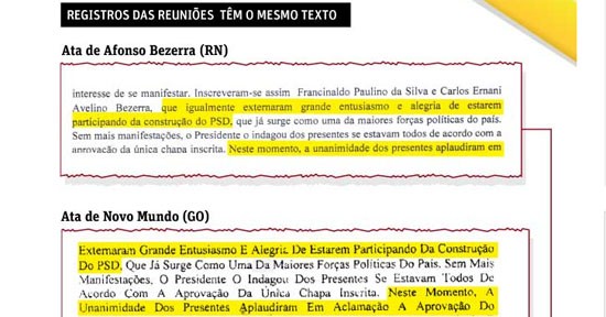 psd34 Denuncia de clonagem de ata do PSD no RN repercute nacionalmente