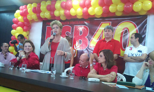 Wilma Ã© lanÃ§ada candidata a prefeita de Natal e Larissa de MossorÃ³