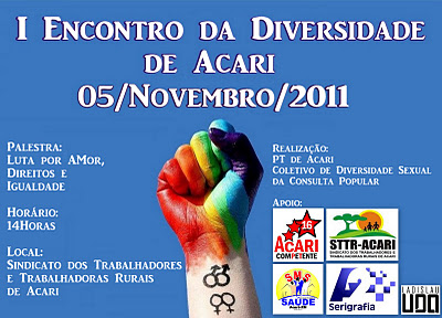 PT de Acari promoverÃ¡ I Encontro da Diversidade