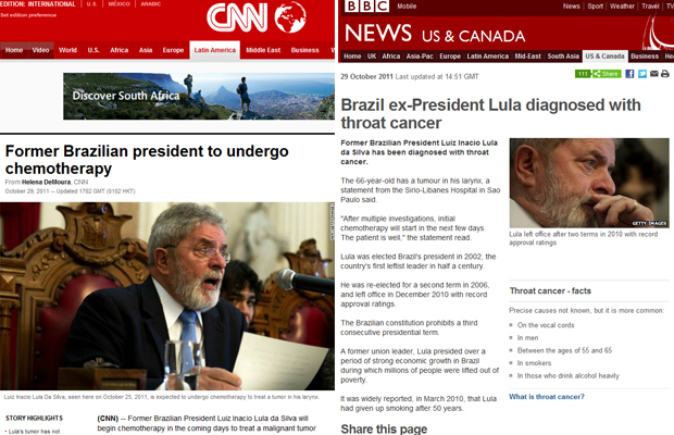 lula imprensa um Câncer de Lula é destaque na imprensa mundial