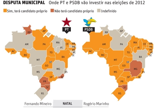 mapa pt psdb