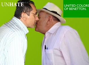 A campanha de amor e Ã³dio da Benetton cairia bem para qual situaÃ§Ã£o em CaicÃ³?