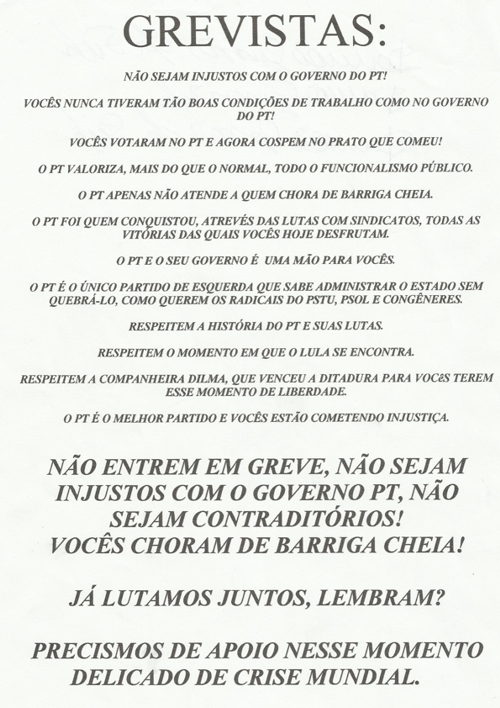 panfleto PT