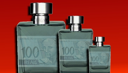 Perfume com cheiro de notas de cem reais é infalível para conquistas
