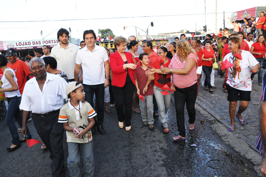 procissao2 Robinson Faria participa de procissão da São Sebastiãoâ
