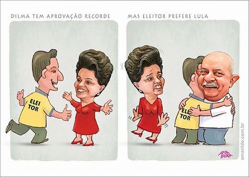 Dilma tem aprovaÃ§Ã£o, mas eleitor quer Lula
