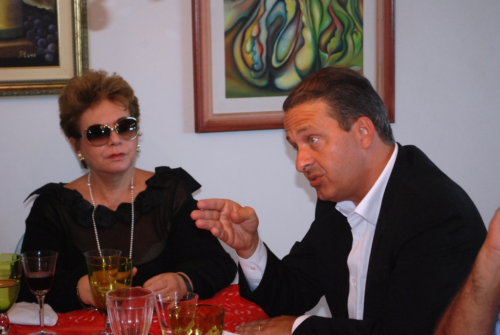 Wilma recebe Eduardo Campos em sua residÃªncia