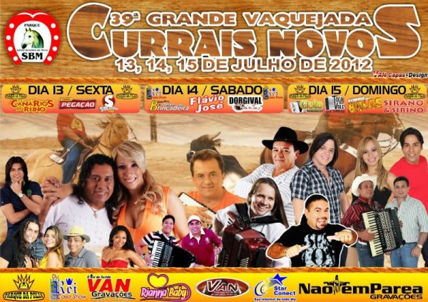 39Âª Vaquejada de Currais Novos serÃ¡ de 13 a 15 de julho