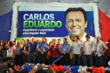 Fábio Faria acompanha convenções de Carlos e Wilma em Natal
