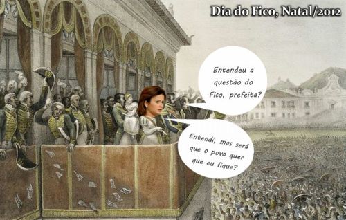 Micarla e o dia do Fico.NinguÃ©m merece!!! rsrsrsrs...