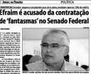 Irregularidades: MP aciona ex-senador Efraim Moraes