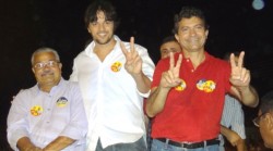 FÃ¡bio Faria na campanha do prefeito Jackson em Afonso Bezerra