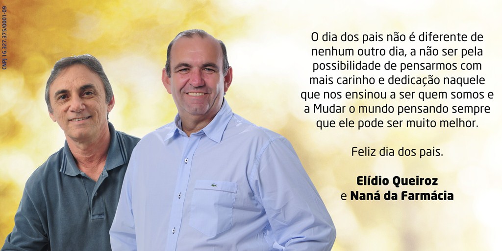 ElÃ­dio Queiroz deseja Feliz Dia dos Pais