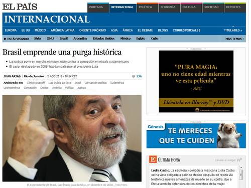 RepercussÃ£o internacional do julgamento do mensalÃ£o
