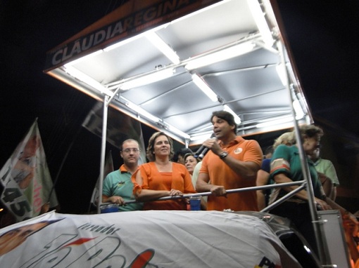 felipe claudia regina Felipe Maia prestigia candidatos democratas no sábado
