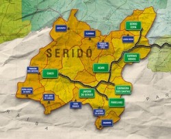 mapa serido A maratona dos polÃticos pelo Seridó no final de semana