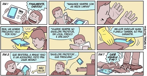 Cuide bem do seu tablet...
