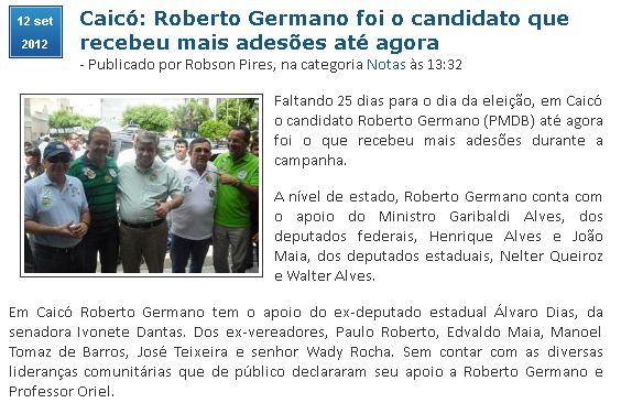 Untitled-2 Roberto foi quem mais recebeu adesões?