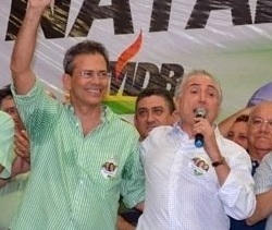 Vice-presidente Michel Temer participa da campanha de Hermano Morais