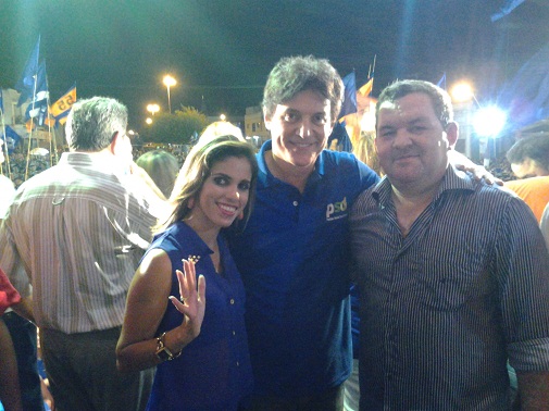 robinson santo antonio Robinson Faria faz campanha em Caiçara e Santo Antonio