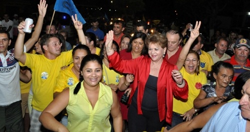 wilma joao camara 1 Wilma de Faria participa de caminhada e comÃcio em João Câmara