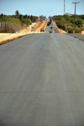Obras da âRota do Sol Nascenteâ estÃ£o adiantadas